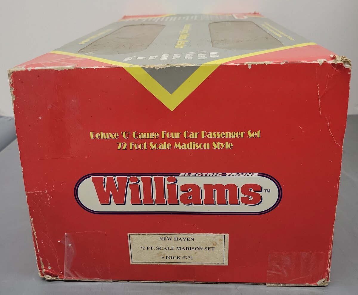 Williams 721 NH Madison 4-Car Passenger Set/Box