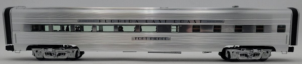 Lionel 6-25407 O Gauge FEC "Fort Pierce" Aluminum Diner Car w/ Stationsounds EX/Box