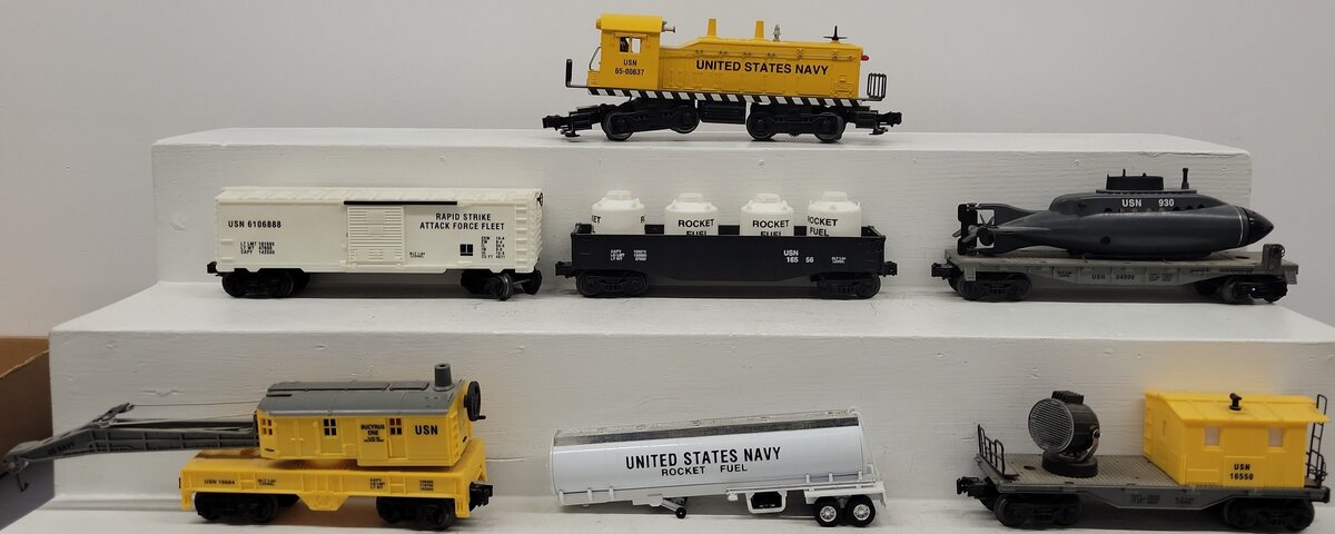 Lionel 6-11745 O Gauge US Navy Diesel Diesel Freight Train Set EX