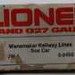 Lionel 6-9466 O Gauge Wanamaker Railway Lines Boxcar #9466 EX/Box