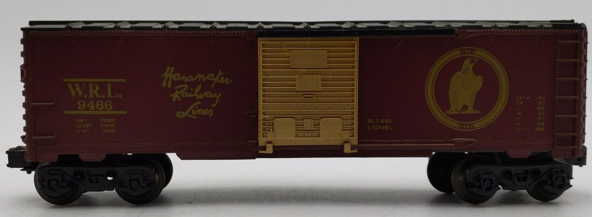 Lionel 6-9466 O Gauge Wanamaker Railway Lines Boxcar #9466 EX/Box