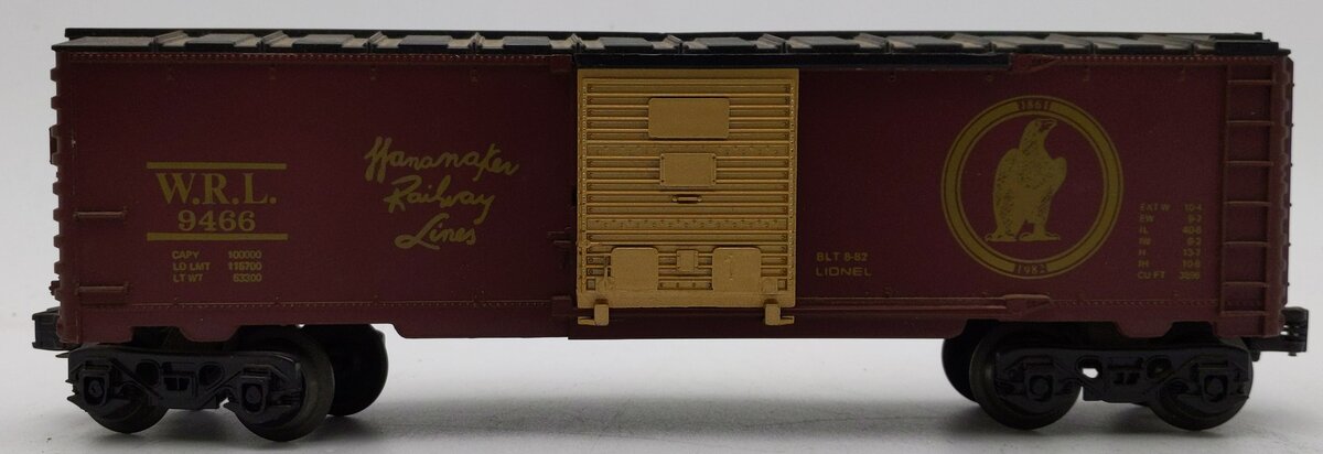 Lionel 6-9466 O Gauge Wanamaker Railway Lines Boxcar #9466 EX/Box