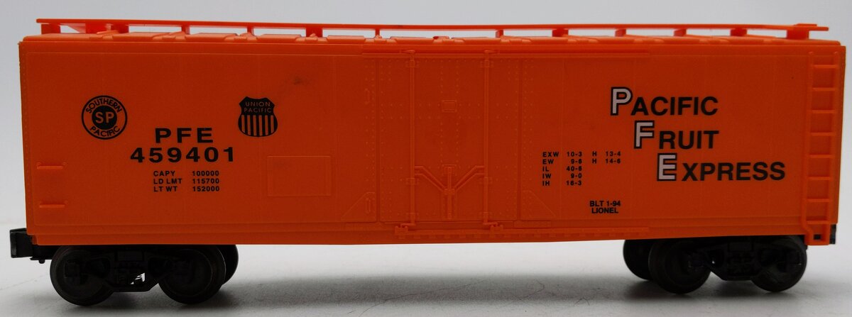 Lionel 6-17306 O Gauge Pacific Fruit Express Reefer Car #459401 EX/Box