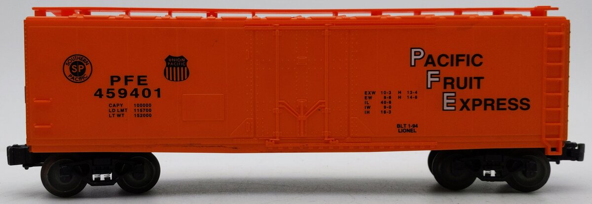 Lionel 6-17306 O Gauge Pacific Fruit Express Reefer Car #459401 EX/Box