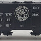 Weaver 6117 Black Detroit & Mackinac Covered Hopper (3-Rail) #6117 EX/Box