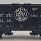 Weaver 6117 Black Detroit & Mackinac Covered Hopper (3-Rail) #6117 EX/Box