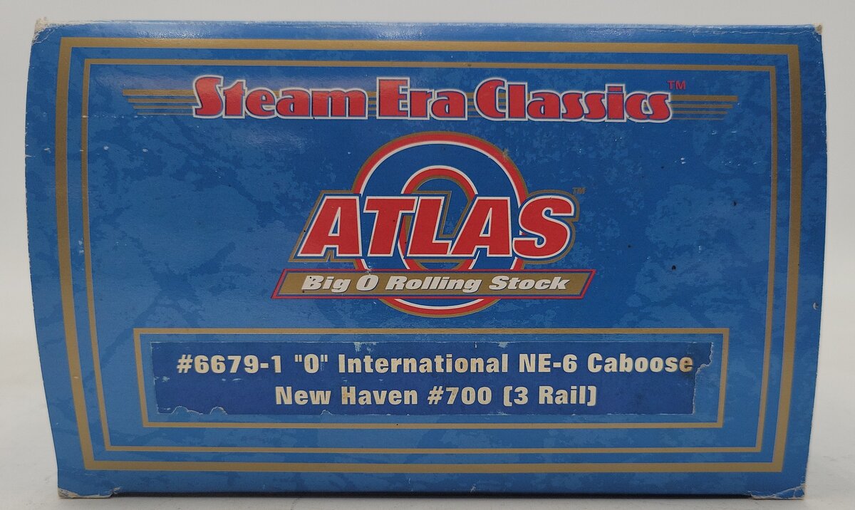 Atlas 6679-1 O Gauge New Haven International NE-6 Caboose #700 (3-Rail) EX/Box