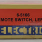 Lionel 6-5166 O Gauge Left Hand O72 Remote Switch/Turnout EX/Box
