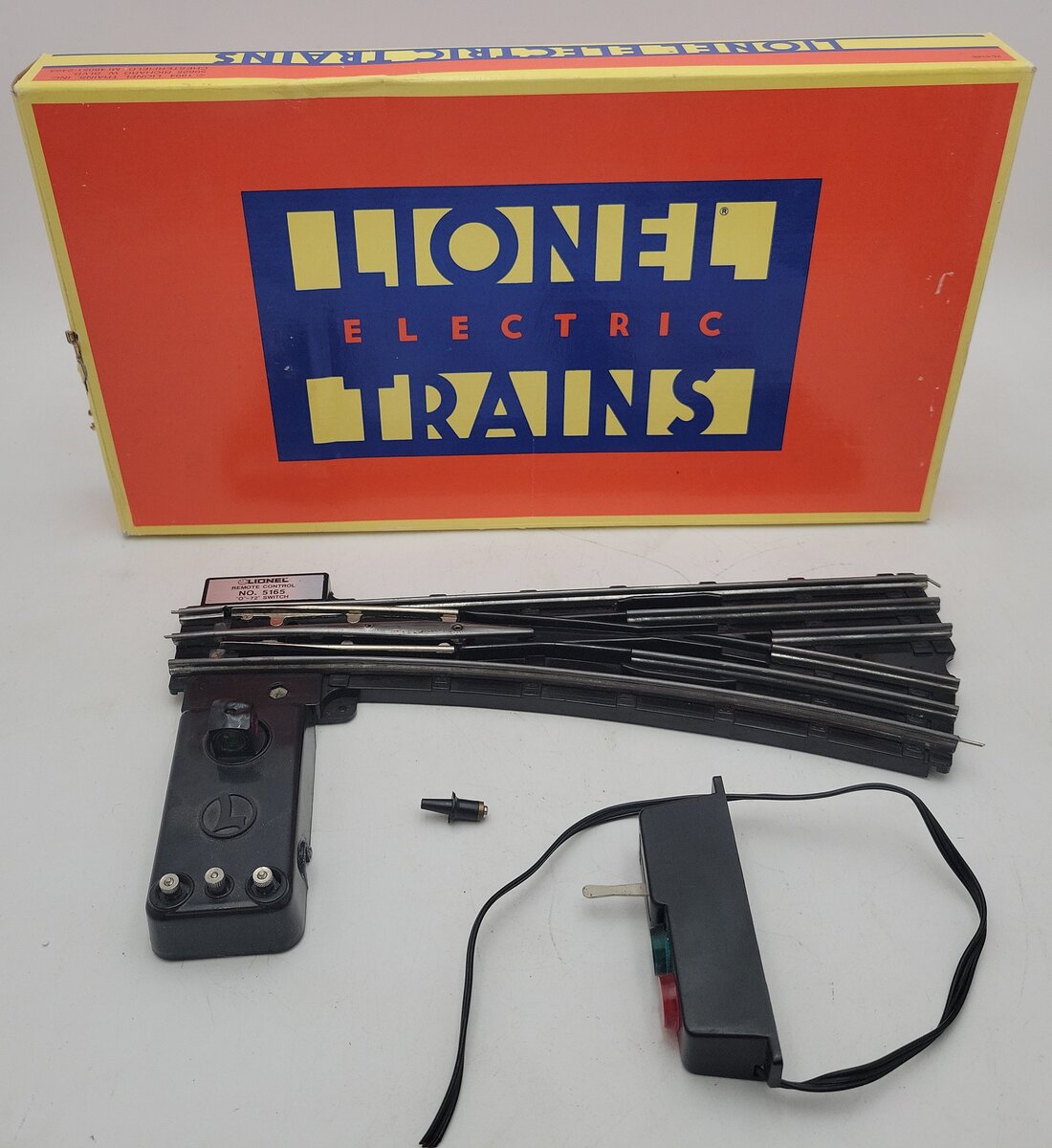 Lionel 6-5165 O72 Right Hand Remote Switch Turnout EX/Box