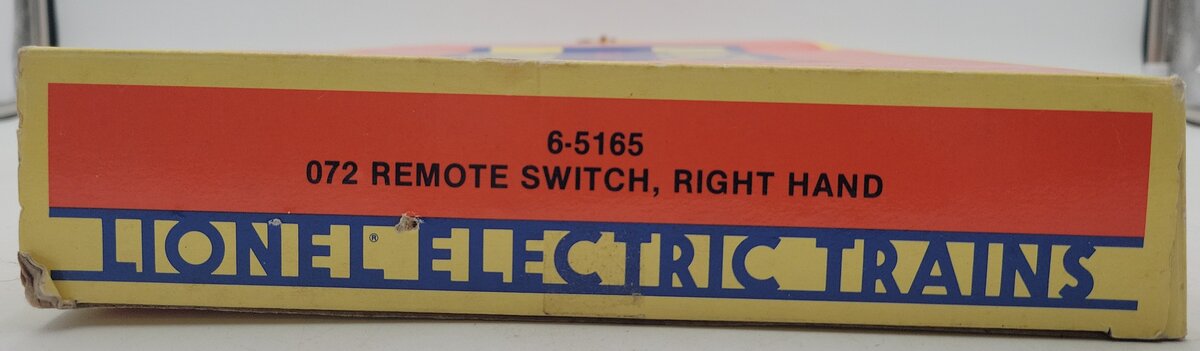 Lionel 6-5165 O72 Right Hand Remote Switch Turnout EX/Box