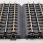 MTH 40-1001 O Gauge RailKing Realtrax 10" Straight Track (6) EX