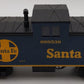 MTH 20-91010 O Gauge Santa Fe Extended Vision Caboose #999539 EX