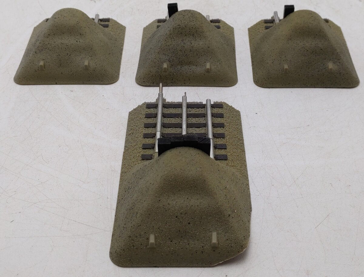 Lionel O Gauge Assorted Bumper Fastrack Sections [4] VG