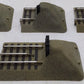 Lionel O Gauge Assorted Bumper Fastrack Sections [4] VG