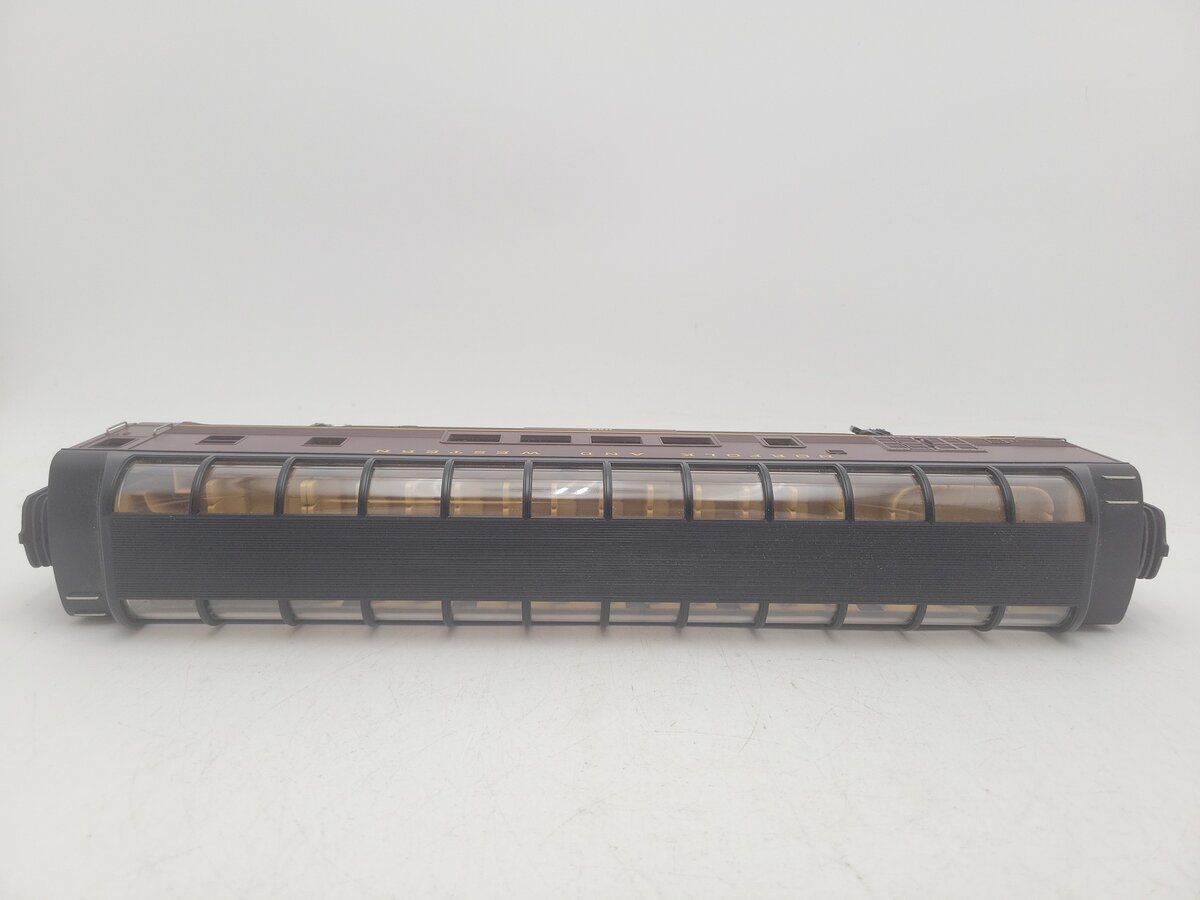 MTH 30-67064 O Norfolk & Western 60' Streamlined ABS Full-Length Vista Dome Car EX