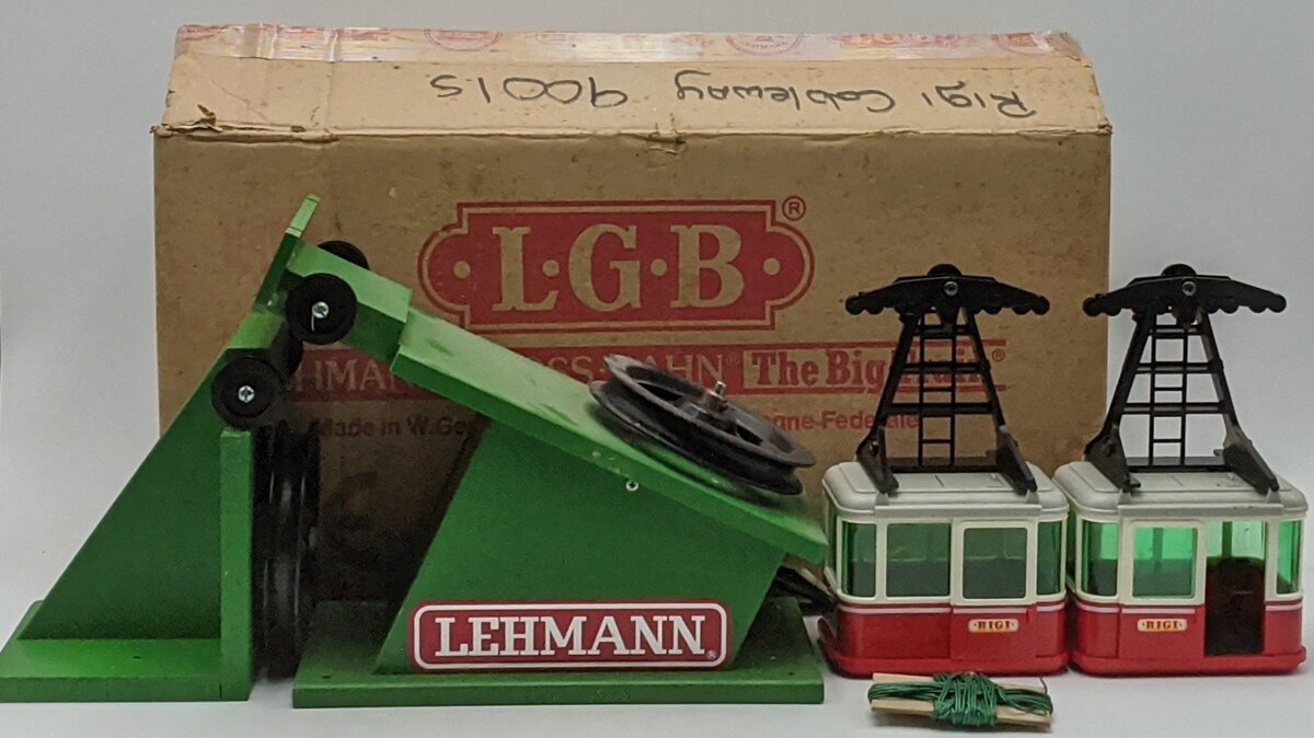 LGB 9001S G Scale Rigi Motorized Cable Car Set NIB