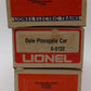 Lionel O Gauge Freight Cars: 6-6908, 6-9132, 6-19500 [3] VG/Box