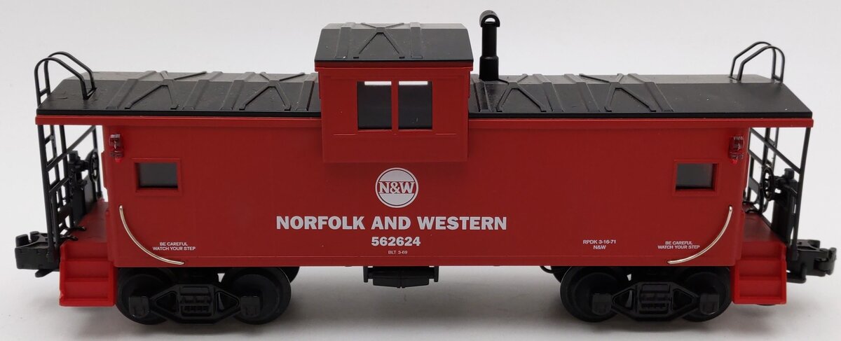 MTH 20-9103 O Norfolk and Western Extended Vision Caboose #562624 EX
