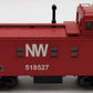 MTH 30-77052 O Gauge Norfolk & Western RailKing Offset Steel Caboose Car #518527 EX
