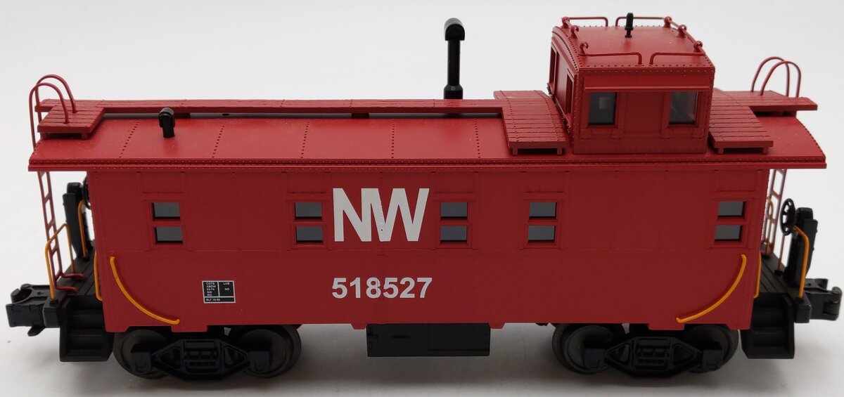 MTH 30-77052 O Gauge Norfolk & Western RailKing Offset Steel Caboose Car #518527 EX
