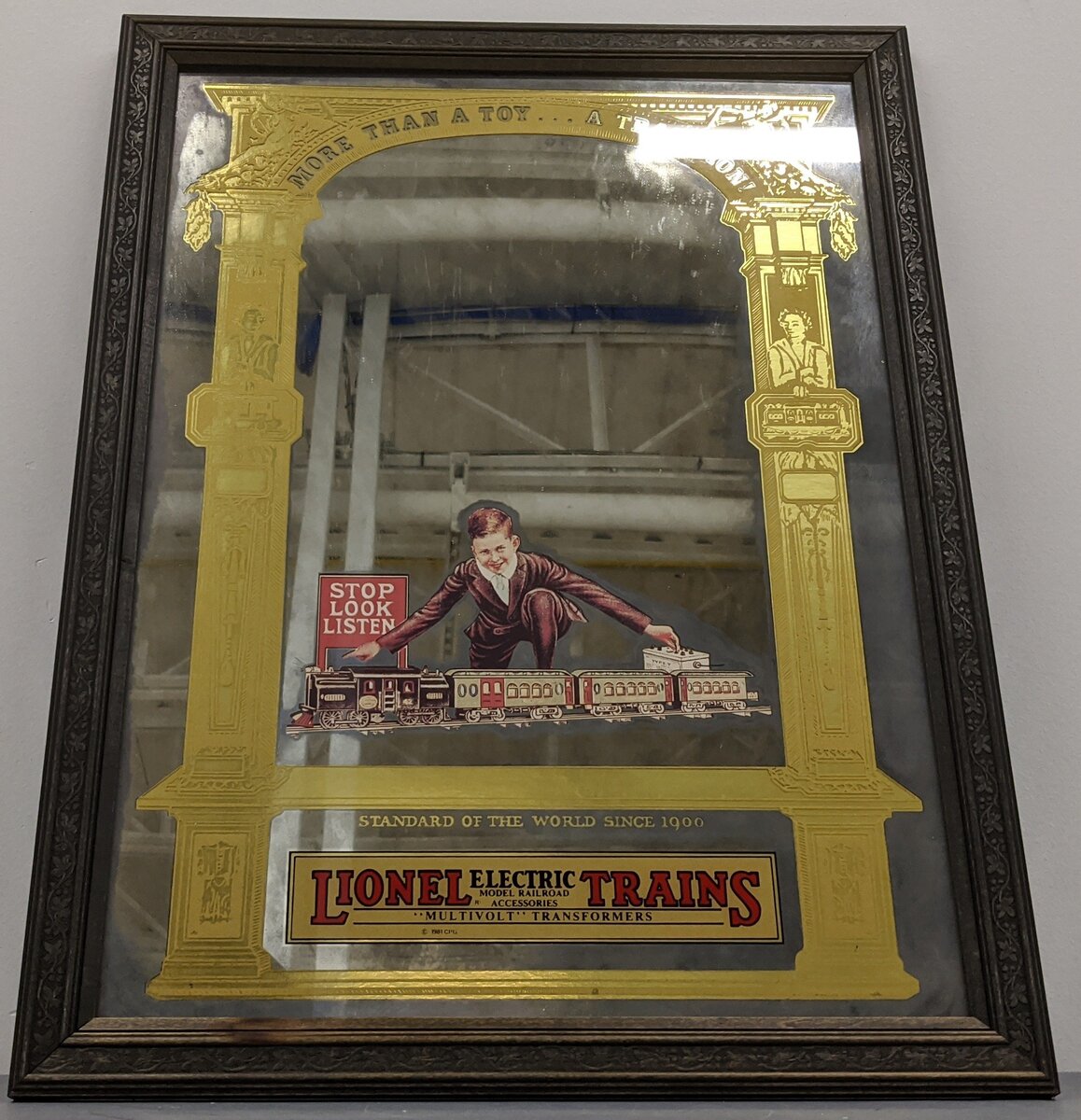 Lionel Themed Wall Mirror NEW