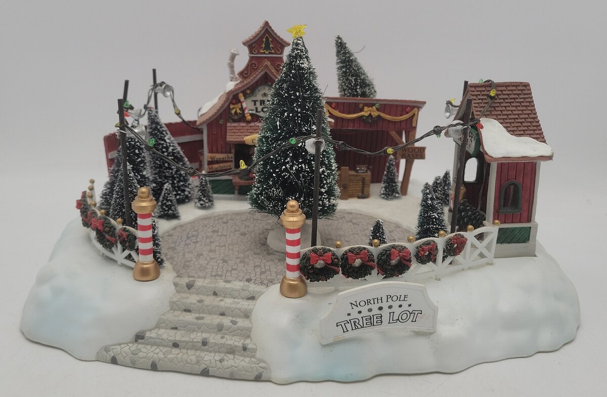 K-Line K-42425 O Gauge Lighted Christmas Tree Lot EX