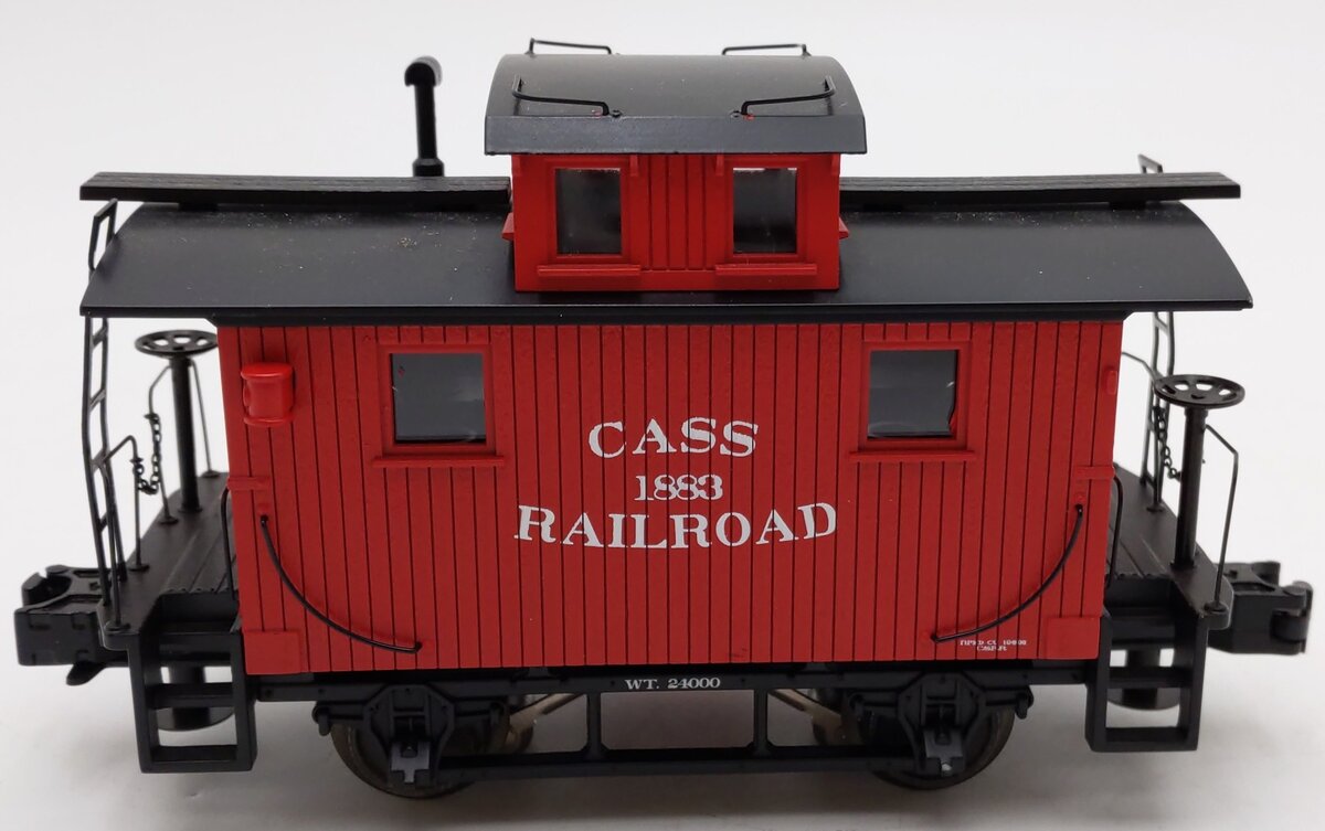 MTH 20-91209 O Gauge Cass Railroad Bobber Caboose #1883 EX