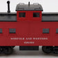 MTH 20-91128 O Gauge Norfolk & Western Center Cupola Steel Caboose #518393 EX