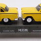 MTH 30-7625 O Gauge MTH Auto Transport Flatcar w/ Ertl Checker Cabs #1959 EX