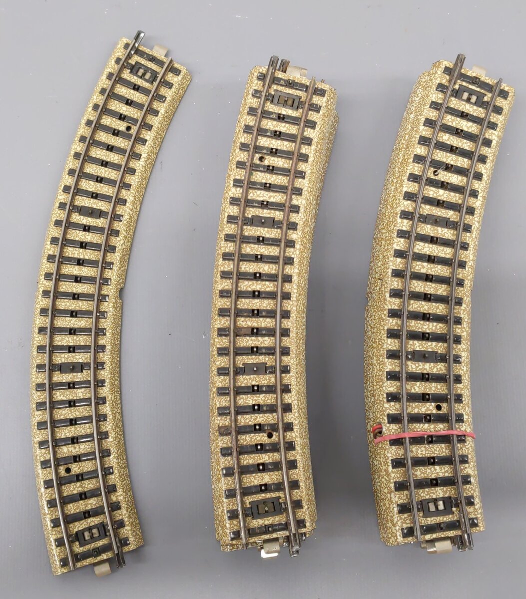 Marklin HO Scale M Track Assorted Curved Track Sections [11] VG