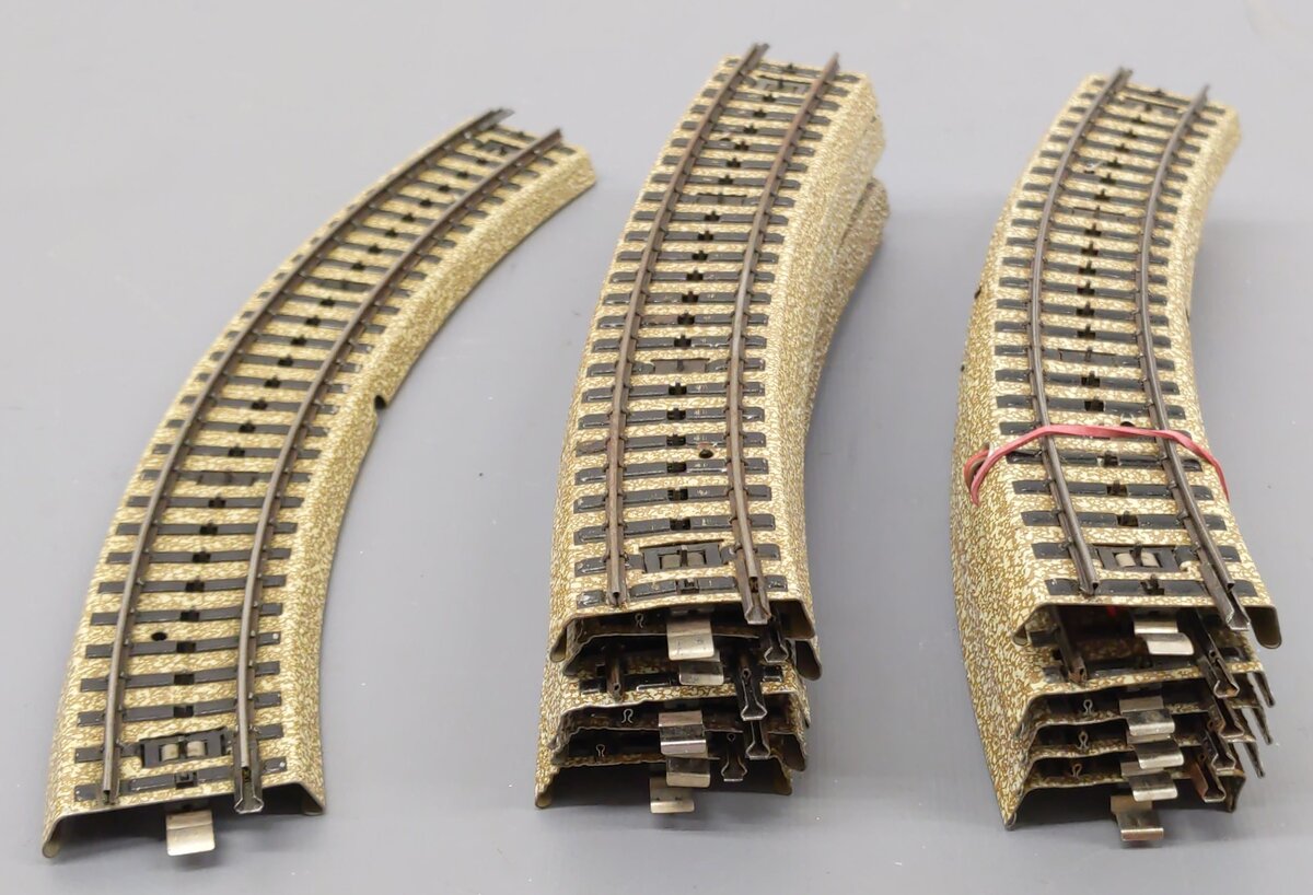 Marklin HO Scale M Track Assorted Curved Track Sections [11] VG