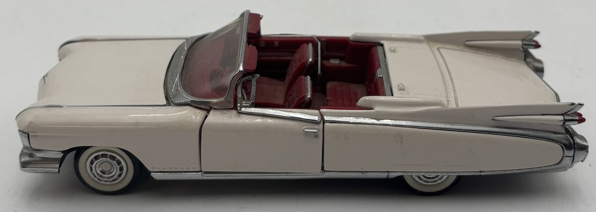 Franklin Mint 1:24 White 1959 Cadillac El Dorado Seville EX