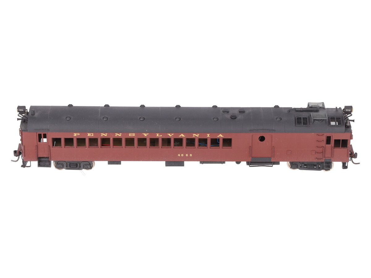 Custom NJ Brass 143 HO Scale BRASS Pennsylvania Gas Electric #4666 -Painted/Box