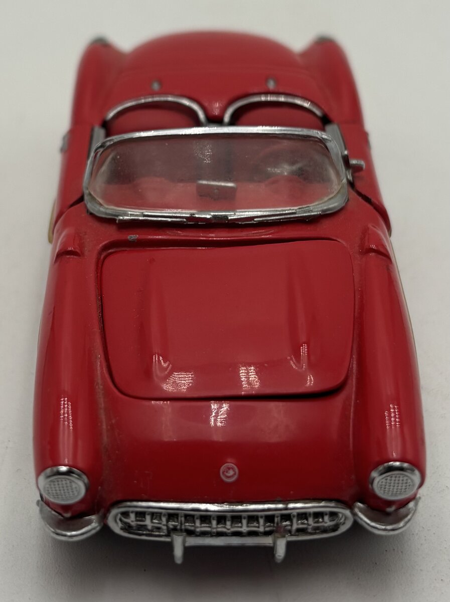 Franklin Mint B11TC55 Diecast 1:24 Scale 1957 Corvette Convertible EX