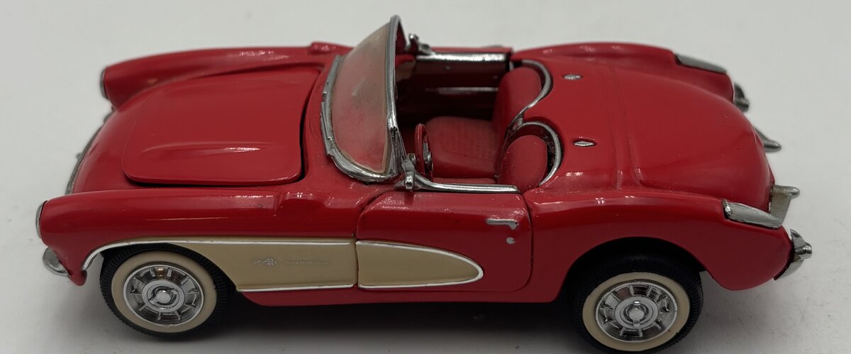 Franklin Mint B11TC55 Diecast 1:24 Scale 1957 Corvette Convertible EX