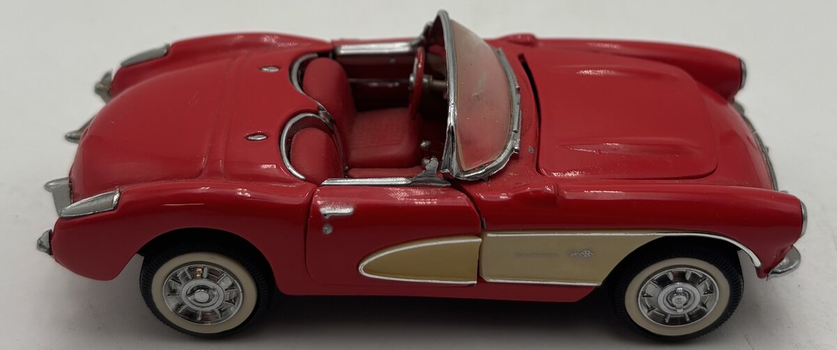 Franklin Mint B11TC55 Diecast 1:24 Scale 1957 Corvette Convertible EX