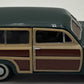 Franklin Mint B11KE17 1:43 Green 1950 Ford Woody Sedan EX