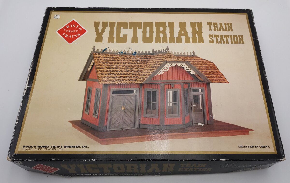 Aristo-Craft 7100 G Scale Victorian Train Station Kit LN/Box