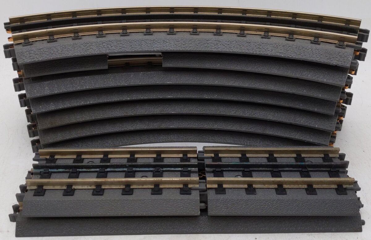 MTH O Gauge Assorted Curved & Straight Track Sections [10]