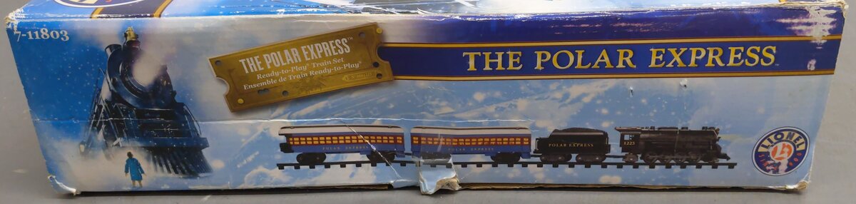 Lionel 7-11803 G Scale The Polar Express Ready-to-Play Steam Train Set EX/Box