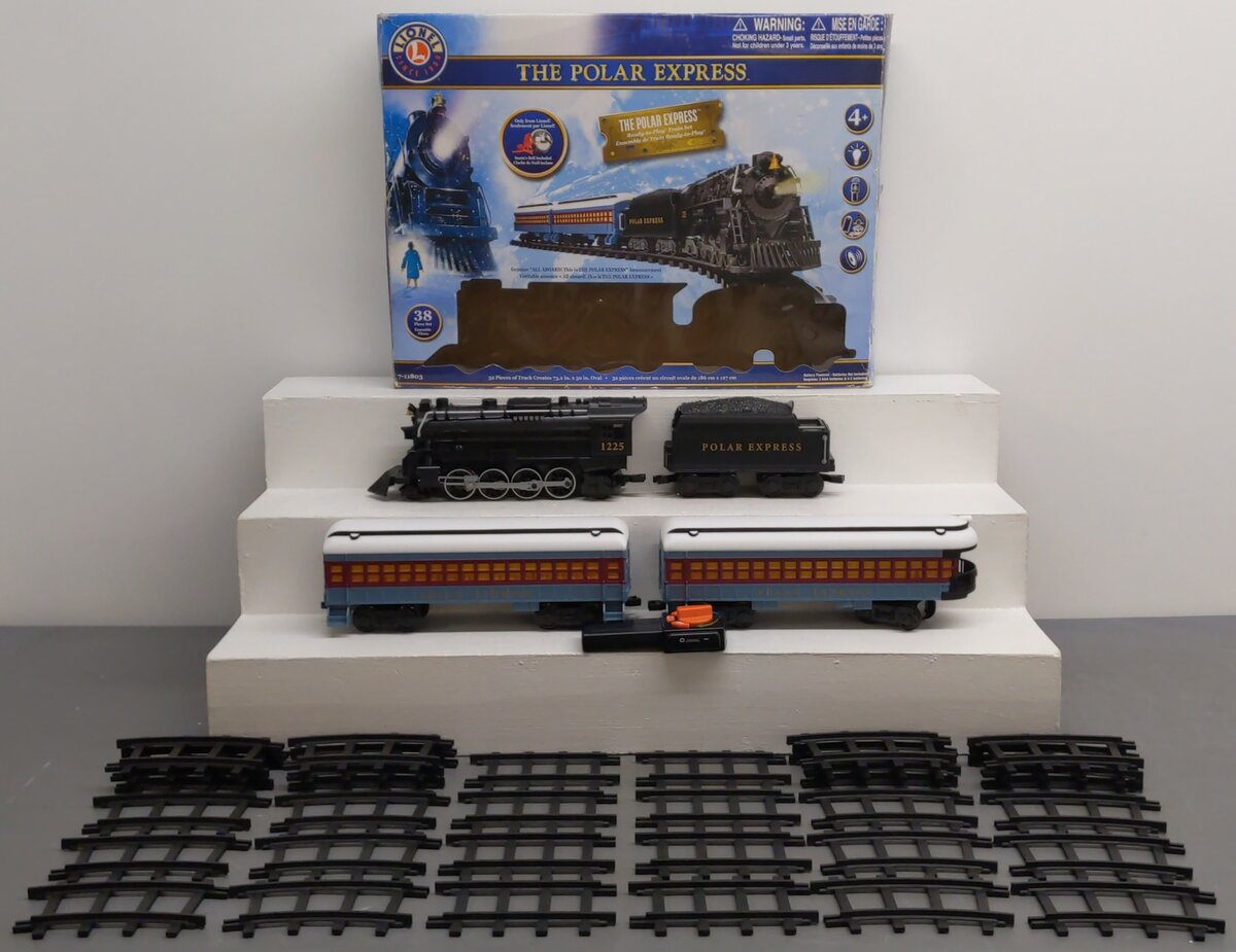 Lionel 7-11803 G Scale The Polar Express Ready-to-Play Steam Train Set EX/Box