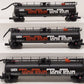Lionel 6-17933 O Gauge GATX Tank Train Intermediate (Set of 3) LN