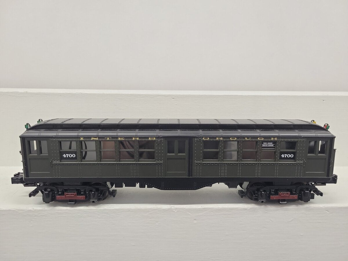 MTH O Gauge Interborough Powered Coach Car #4700 EX