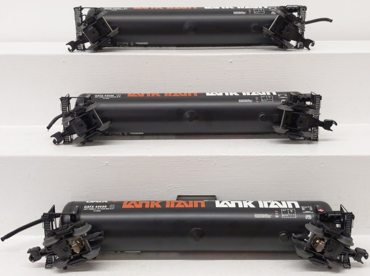 Lionel 6-19639 O Gauge GATX TankTrain Tank Car 3-Pack EX