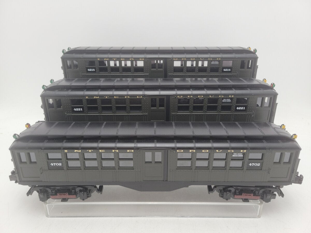 MTH 30-2757-1 O Metropolitan LO-V Subway Set with Proto-Sound 2.0 (Set of 3) EX