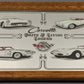 Corvette Framed Corvette Mirror "Drive A Living Legend" 25th Anniversary VG