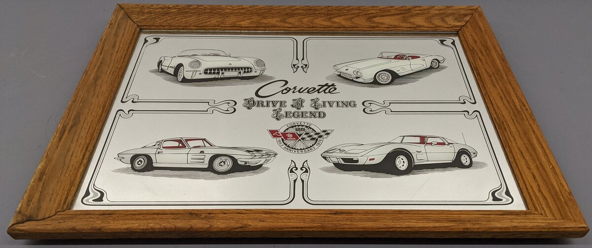 Corvette Framed Corvette Mirror 