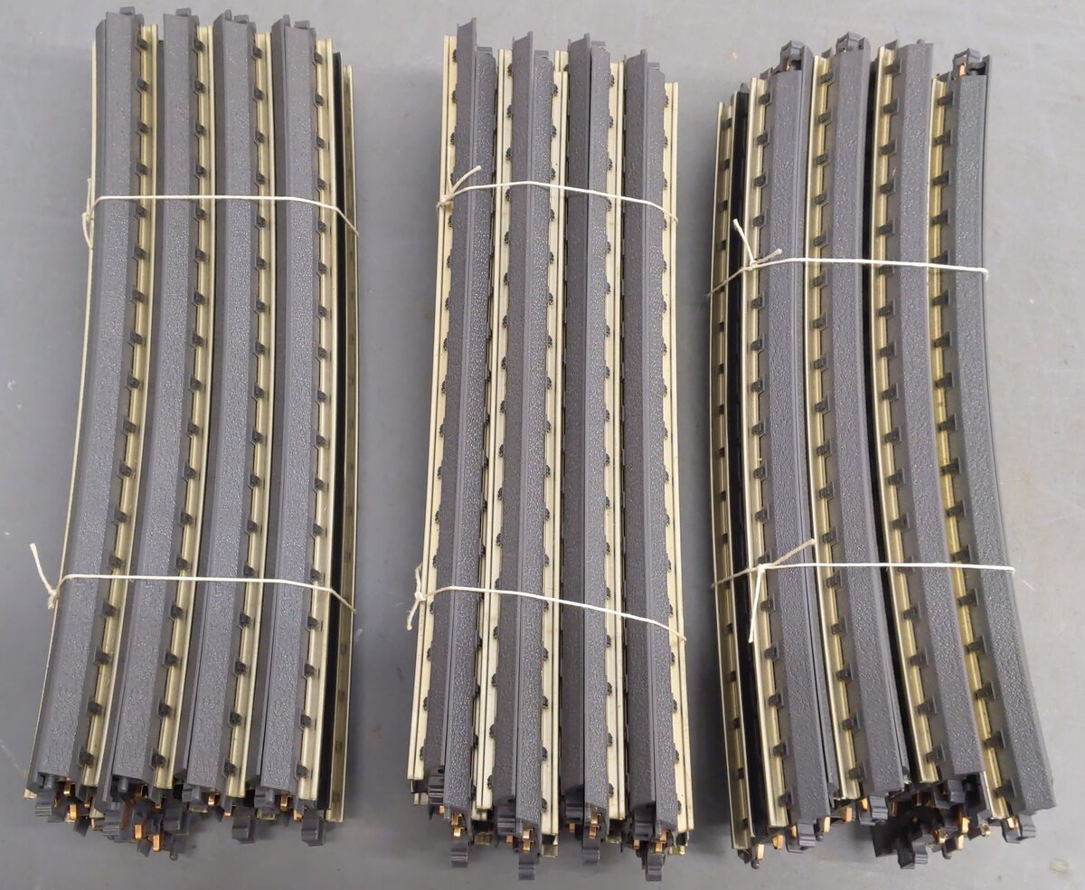 MTH 40-1010 O72 RealTrax Hollow Rail Curve Track Section (24) EX