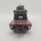 MTH 20-90549G O Gauge Pennsylvania 50-Ton Wood Flat Car w/ 1 Sherman Tank EX