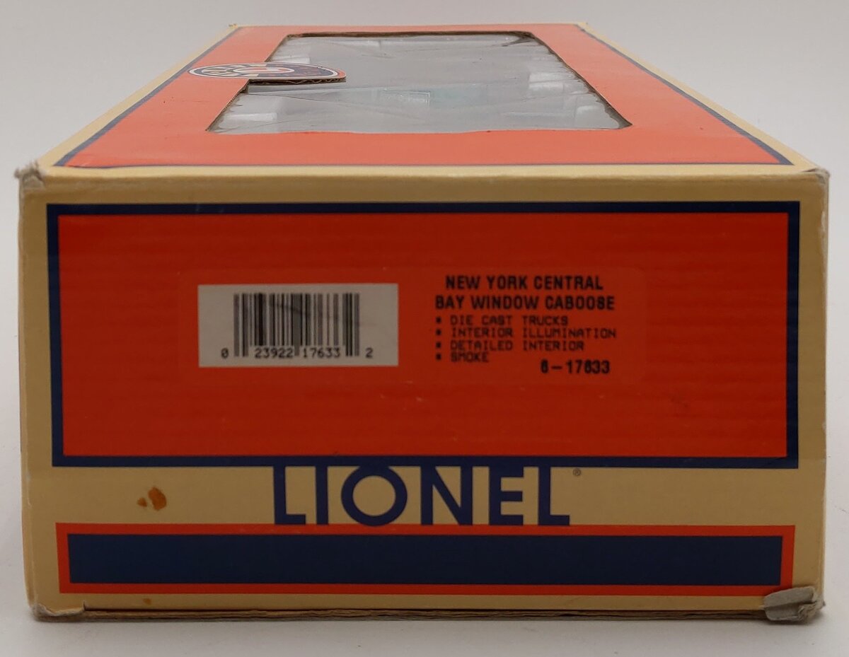 Lionel 6-17633 O Gauge New York Central Bay Window Caboose #21044 LN/Box